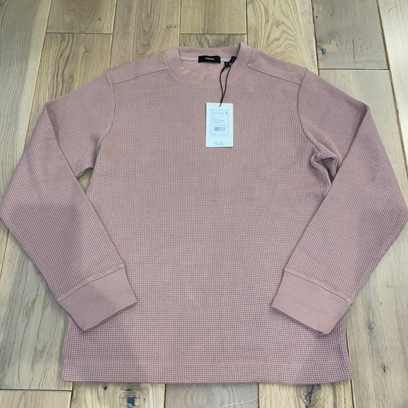 Theory mattia textured thermal sweater